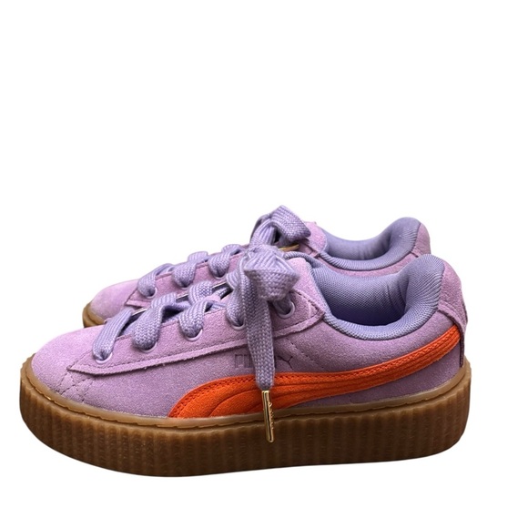 Puma Creeper Fatty Fenty Lavender Orange Sneakers NWOB - Picture 2 of 5